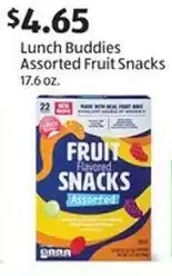 Aldi Lunch Buddies Assorted Fruit Snacks offer