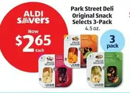 Aldi Park Street Deli Original Snack Selects 3-Pack offer
