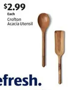 Aldi Crofton Acacia Utensil offer