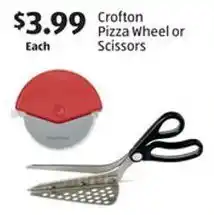 Aldi Crofton Pizza Wheel or Scissors offer