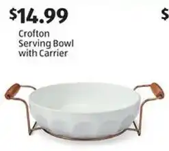 Aldi Crofton Serving Bowl with Carrier offer