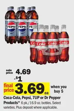 Meijer Coca-Cola, Pepsi, 7UP or Dr Pepper Products offer