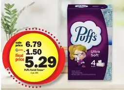 Meijer Puffs Facial Tissue offer