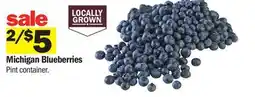 Meijer Michigan Blueberries offer