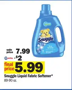 Meijer Snuggle Liquid Fabric Softener offer