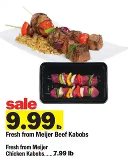 Meijer Fresh from Meijer Beef Kabobs offer
