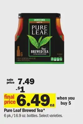 Meijer Pure Leaf Brewed Tea offer