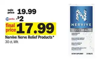 Meijer Nervive Nerve Relief Products offer