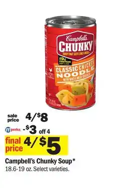 Meijer Campbell's Chunky Soup offer