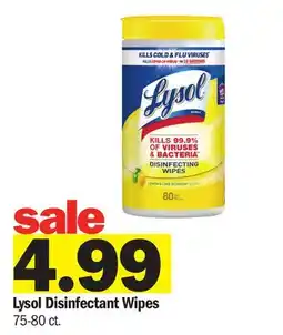 Meijer Lysol Disinfectant Wipes offer