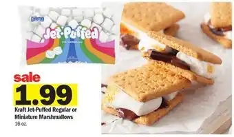Meijer Kraft Jet-Puffed Regular or Miniature Marshmallows offer