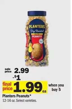 Meijer Planters Peanuts offer