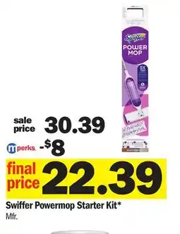 Meijer Swiffer Powermop Starter Kit offer