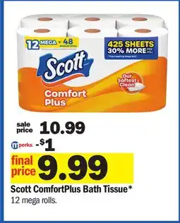 Meijer Scott ComfortPlus Bath Tissue offer