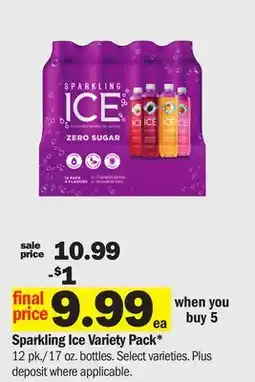 Meijer Sparkling Ice Variety Pack offer
