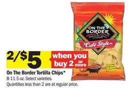 Meijer On The Border Tortilla Chips offer
