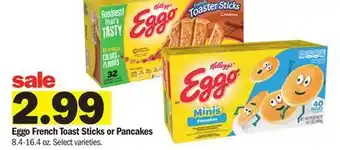 Meijer Eggo French Toast Sticks or Pancakes offer