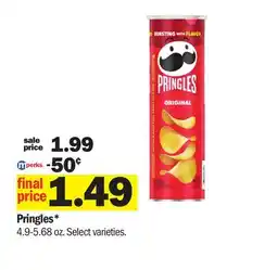 Meijer Pringles offer