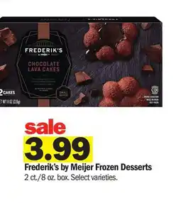 Meijer Frederik's by Meijer Frozen Desserts offer