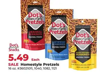 Runnings Dots Homestyle Pretzels offer