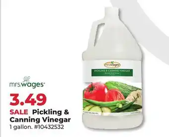 Runnings Pickling & Canning Vinegar offer