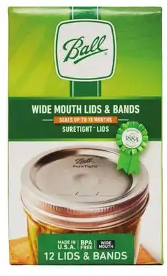 Runnings Ball Wide Mouth Lids & Bands offer