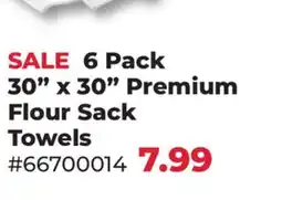 Runnings 6 Pack 30 x 30 Premium Flour Sack Towels offer