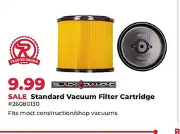 Runnings Black Diamond Standard Vacuum Filter Cartridge offer