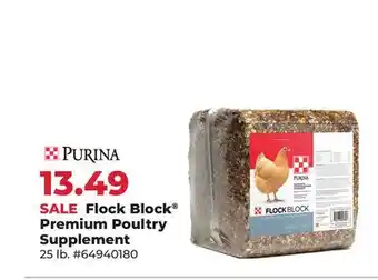 Runnings Purina Flock Block Premium Poultry Supplement offer