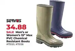 Runnings Men's or Women's 15 Max PVC Chemical Resistant Boots offer