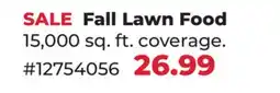 Runnings Fall Lawn Food offer