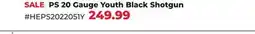 Runnings PS 20 Gauge Youth Black Shotgun offer