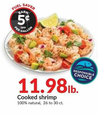 Hy-Vee Cooked Shrimp offer