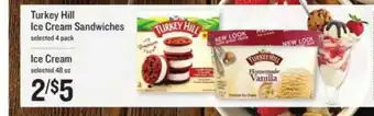 Lowes Foods Turkey Hill Ice Cream Sandwiches offer