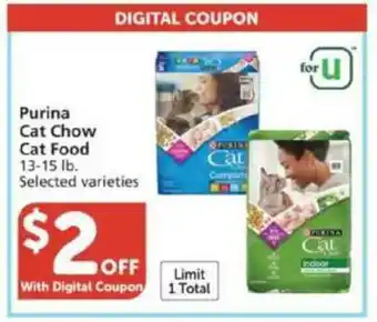 Vons Purina Cat Chowy Cat Food offer