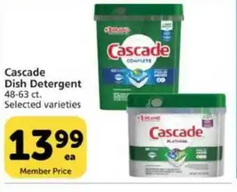 Vons Cascade Dish Detergent offer