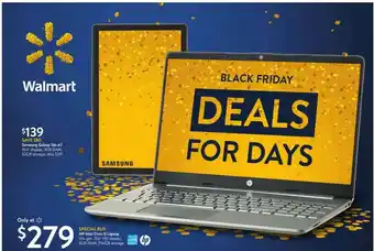 Walmart Sasmung Galaxy Tab A7 Hp Intel Core I3 Laptop offer
