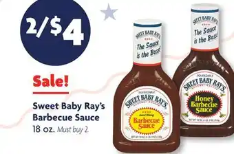 Family Dollar Sweet Baby Ray's Barbecue Sauce offer