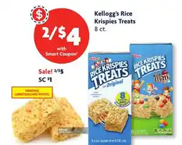 Family Dollar Kellogg's Rice Krispies Treats offer