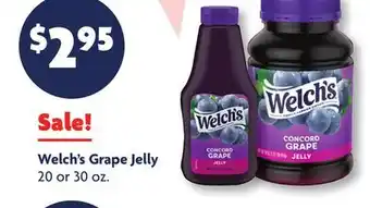 Family Dollar Welch's Grape Jelly offer
