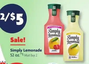 Family Dollar Simply Lemonade offer