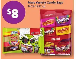 Family Dollar Mars Variety Candy Bags offer