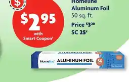 Family Dollar Homeline Aluminum Foil offer