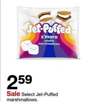 Target Select Jet-Puffed marshmallows offer
