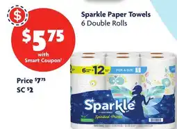 Family Dollar Sparkle Paper Towels offer
