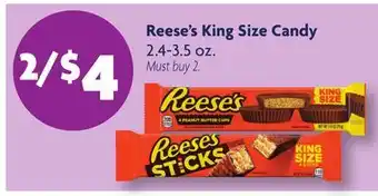 Family Dollar Reese's King Size Candy offer