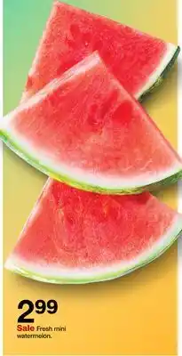 Target Fresh mini watermelon offer