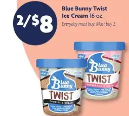 Family Dollar Blue Bunny Twist Ice Cream offer