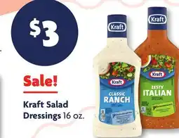 Family Dollar Kraft Salad Dressings offer