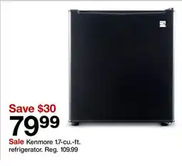 Target Kenmore 1.7-cu.-ft. refrigerator offer